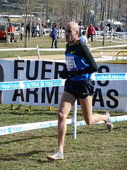 Reyes Estévez, zweifacher WM-Dritter (1997/1999), 1998 Europameister und 2002 Vizeeuropameister, erreichte Platz sechs