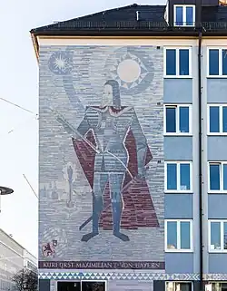 Sgraffito von Kurfürst Maximilian I. von Bayern