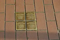 Stolpersteine Fam. Silberberg vor der Gelderstraße 22
