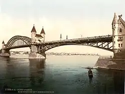 Alte Rheinbrücke (um 1900)