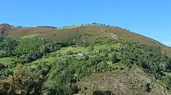 Blick auf das Dorf Seoane in der Parroquia Os Vaos