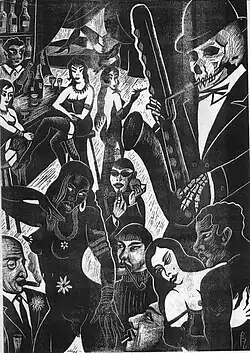 li.: Königssee, vom Malerwinkel aus re.: Das Saxophon spielt der Tod