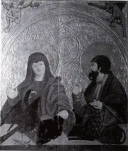 Rechts:Evangelisten Johannes und Markus