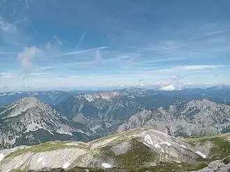 Türnachstock (rechts) vom Hochschwab aus gesehen