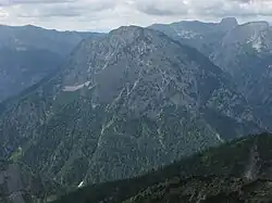 Blick vom Hochstadl auf die Nordseite der Riegerin