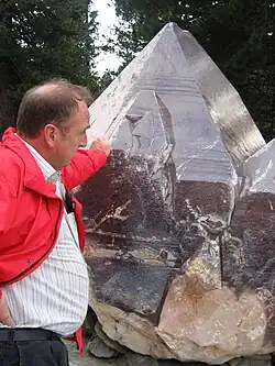 Farbloser Bergkristall