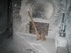 Kamin auf Schloss Rietberg, vor dem Planta ermordet wurde