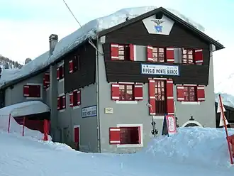 Die Hütte im Winter