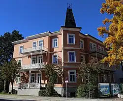 Villa Morgenroth im Oktober 2022, Ansicht von Osten