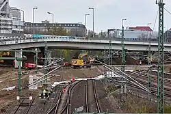 Baustelle am 11. April 2025