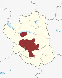 Lage des Ringsted Sogn in der Ringsted Kommune