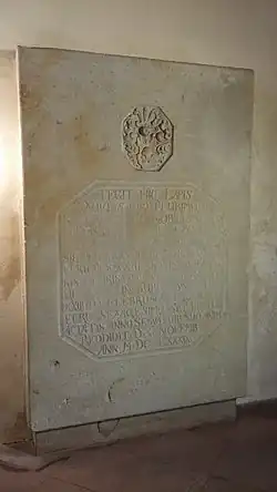 Grabplatte Daniel Wilhelmi