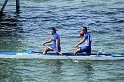 Serguey Torres (l.) und Fernando Jorge (r.) im Zweier-Kanadier 2016