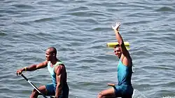 Zweier-Kanadier 2016: vorne Erlon Silva, hinten Isatquias Queiroz