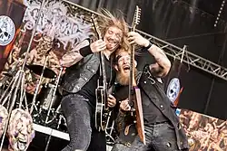 Gitarrist Johnny Ritter sowie Sänger und Gitarrist Tom Robinson