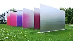 Detailansicht Permanente Installation Reflection