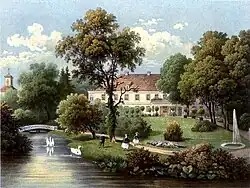 Rittergut Coseeger, Hinterpommern (um 1860)