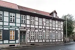 Ein Fachwerkhaus in der Göttinger Innenstadt.