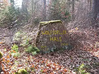 Ritterstein 211 an der Südostflanke