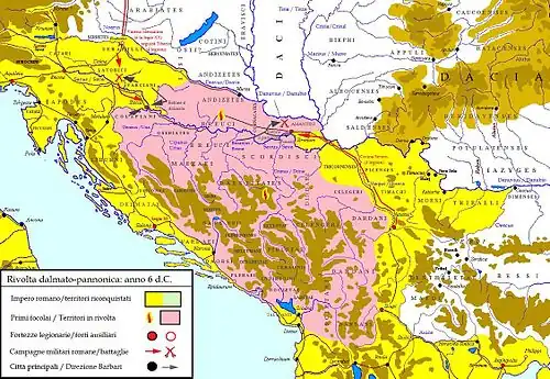 Der Pannonische Aufstand im ersten Jahr