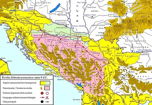 Der Pannonische Aufstand 8 n. Chr.