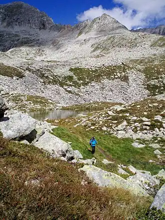 Blick zum Rosskopf (links) und Rosskarlacke