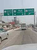 Abzweigung in die Umgebungsstraße von Chaiyaphum