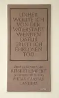 Stiftertafel am Rathaus