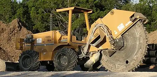 Ein Schlitzfräser mit Fräsrad