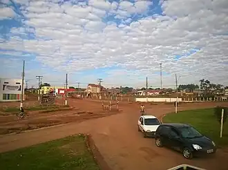 Bundesstraße BR-262, die durch die Gemeinde führt