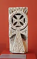 Relief mit koptischem Kreuz 5.–6. Jh. n. Chr.