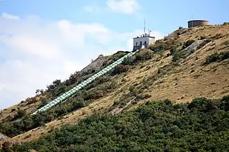 Druckrohrleitungen des Kraftwerks Aleko