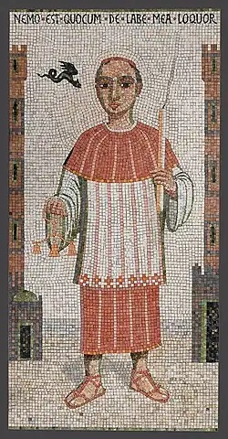 Da ist niemand, mit dem ich über meine Schande sprechen kann, Mosaik, 160×80 cm, 2015