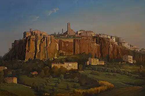 Orvieto, Öl auf MDF, 80 × 120 cm, 2012