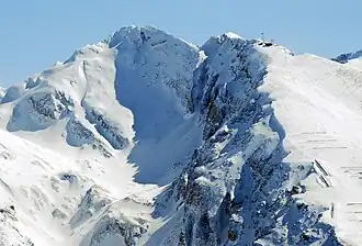 Das Hühnerspiel (rechts) mit der Rollspitze (links)