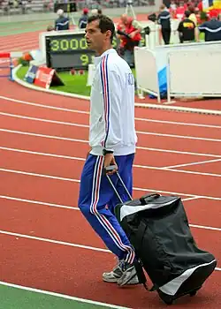 Romain Mesnil – ausgeschieden mit 5,40&nbsp;m