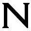Lateinisches N