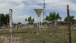 Kreisverkehr im Zentrum von Massakory