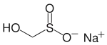 Strukturformel von Natriumhydroxymethansulfinat