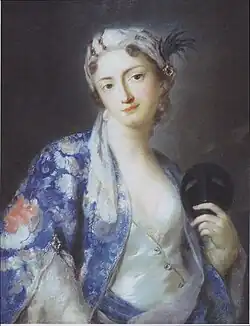 Dame im türkischen Kostüm (Felicita Sartori), ca. 1728-1741 (Uffizien, Florenz)
