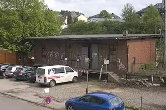 Güterschuppen vor der Translozierung