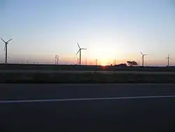 Roscoe Wind Farm in Texas