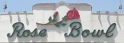 Logo des Rose Bowl Stadium