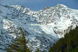 Rossbodegletscher am Nordhang des Fletschhorns