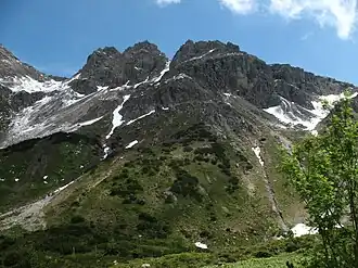 Roßgundkopf aus dem Warmatsgundtal