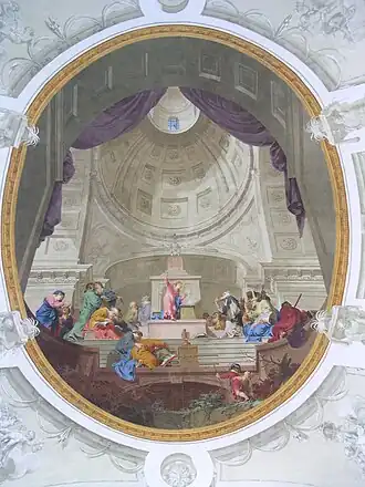 Jesus im Tempel, 1784 (Pfarrkirche St.&nbsp;Verena, Rot an der Rot)