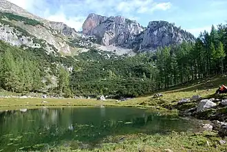 Brunnsteiner See mit Roter Wand