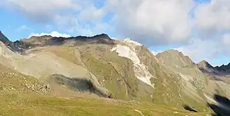 Rotenmanntörl, Rotenmannspitze, Törlkopf, Törlspitze und Schwarzachspitze (ganz rechts) von Südosten