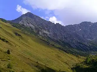 Nordwest-Ansicht des Roten Steins