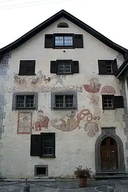 Haus Tscharner in Rothenbrunnen, erbaut v. Martin v. Capol